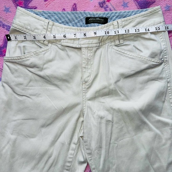 EUC Women’s Size 2 Eddie Bauer Cropped Cotton Pants - Picture 4 of 8